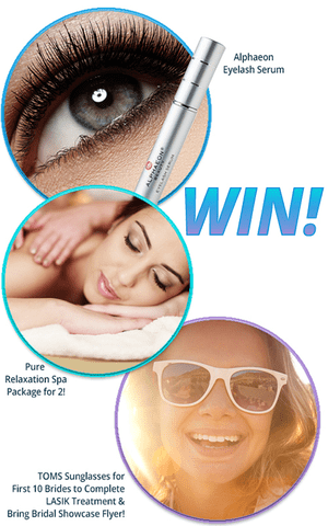 win eyelash serum, spa day, or TOMs